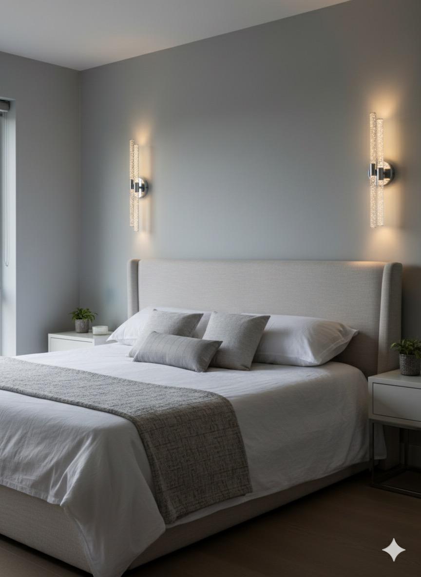 BACKHOME Bubblelight Dubble Şık Ve Zarif Modern Led Duvar Aplik GÜMÜŞ Elektrikli