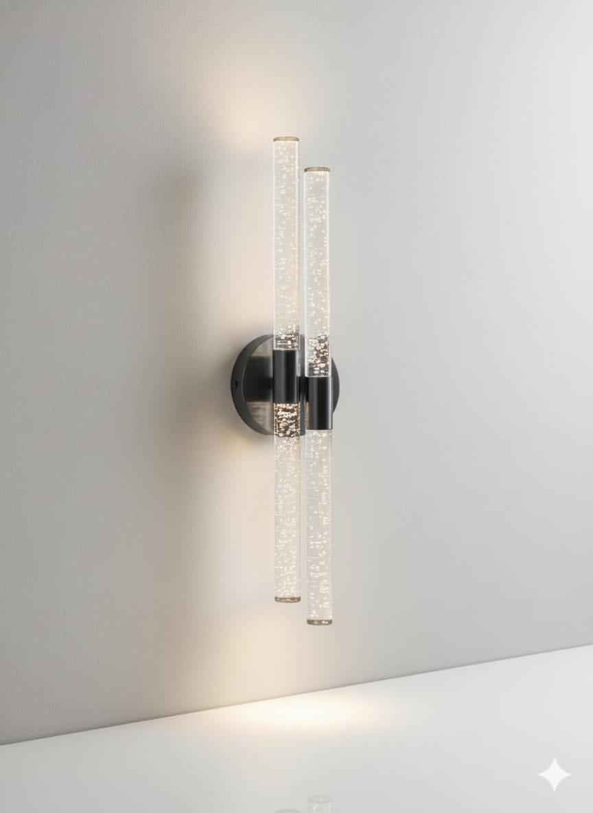 BUBBLEFLUX Dubble 51 CM Led Duvar Aplik ANTRASİT PİLLİ