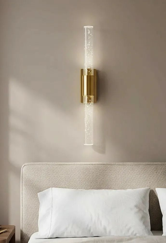 BHBACKHOME BUBBLELİGHT ŞIK TASARIM MODERN LEDLİ APLİK 40 CM MEDİUM GOLD PİLLİ