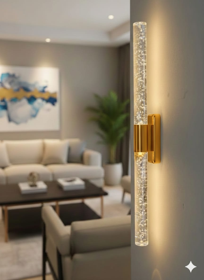 BUBBLELİGHT LEDLİ APLİK 51 CM LARGE GOLD ELEKTRİKLİ