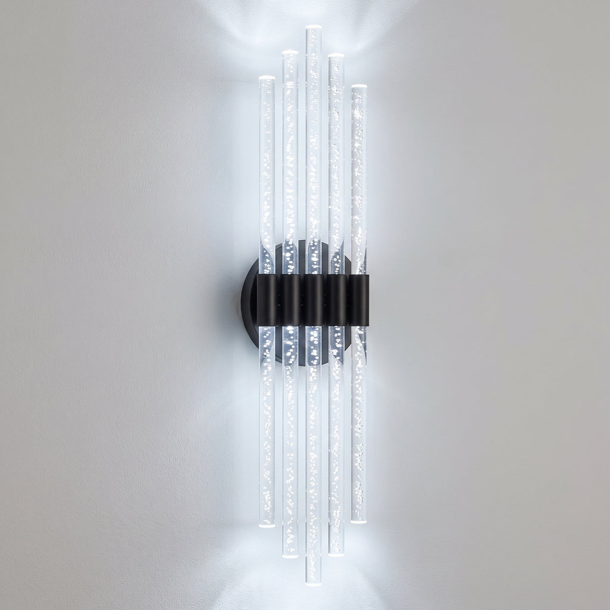 Aura Large 56 cm Siyah Beyaz LED Elektrikli