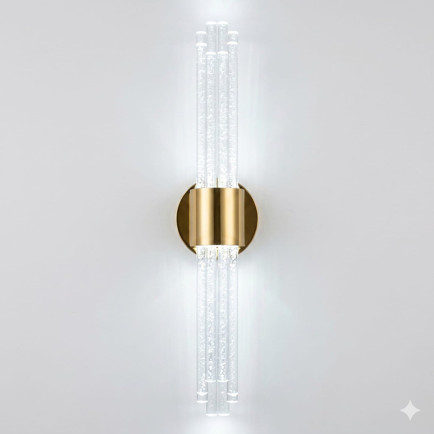 BACKHOME Matrix 8 LED Duvar Apliği Gold Gövde - Beyaz Led