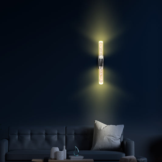 Bubblelight Medium Şık Tasarım Modern Ledli Aplik ( PLATİNUM )