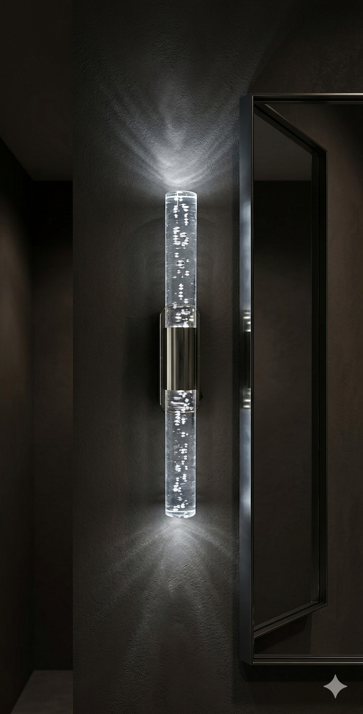 Bubblelight Small 31 cm Modern Tasarım LED Aplik - Duvar Lambası - Antrasit -  Elektrikli - Beyaz LED