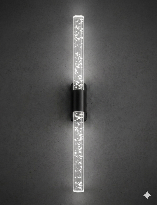 Bubblelight Large 51 cm Modern Tasarım LED Aplik - Duvar Lambası - Siyah -  Elektrikli - Beyaz LED