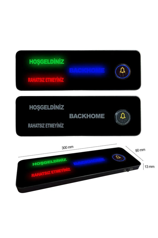 BackHome SignBell - Kişiselleştirilebilir Akıllı Kapı Zili