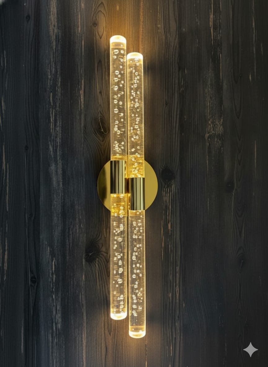 BACKHOME Bubblelight Dubble Şık Ve Zarif Modern Led Duvar Aplik Gold Elektrikli