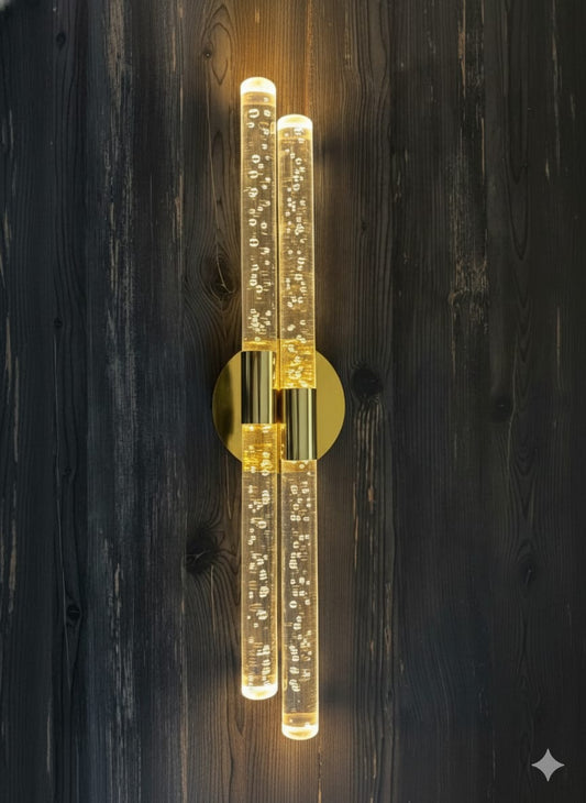 BACKHOME Bubblelight Dubble Şık Ve Zarif Modern Led Duvar Aplik Gold Elektrikli