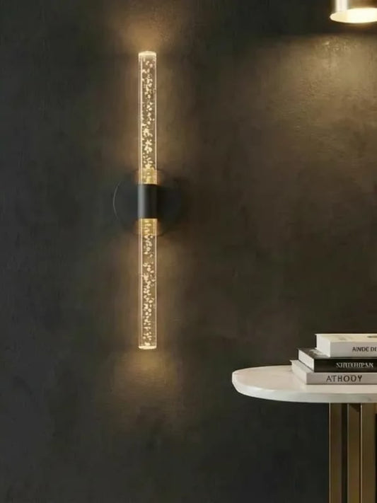 BHBACKHOME BUBBLEFLUX LARGE ŞIK TASARIM MODERN LEDLİ APLİK 51 CM SİYAH ELEKTRİKLİ