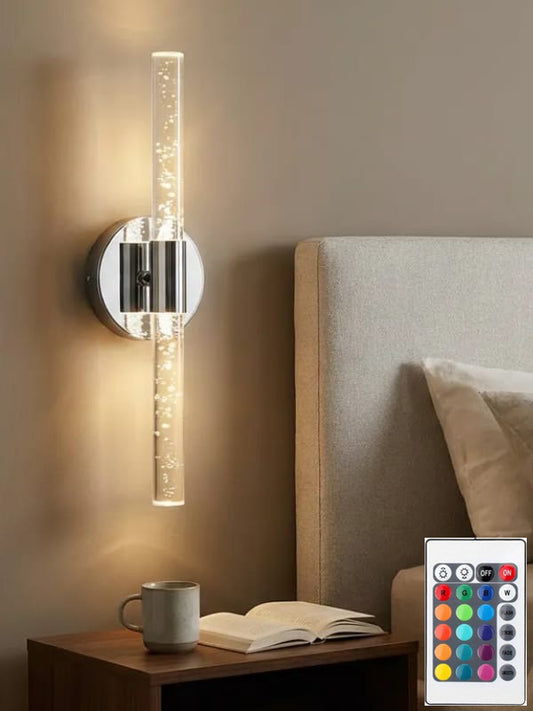 BUBBLEFLUX LEDLİ APLİK 51 CM LARGE GÜMÜŞ ELEKTRİKLİ KUMANDALI