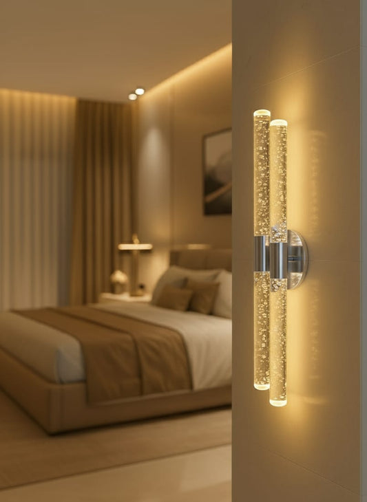 BACKHOME Bubblelight Dubble Şık Ve Zarif Modern Led Duvar Aplik GÜMÜŞ Elektrikli