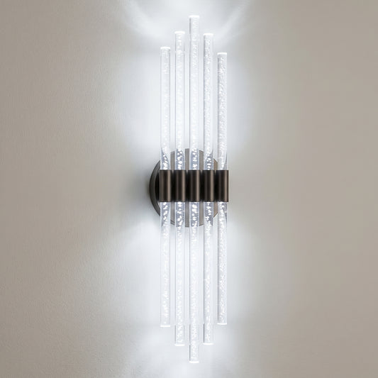 Aura Large 56 cm Antrasit Beyaz LED Elektrikli