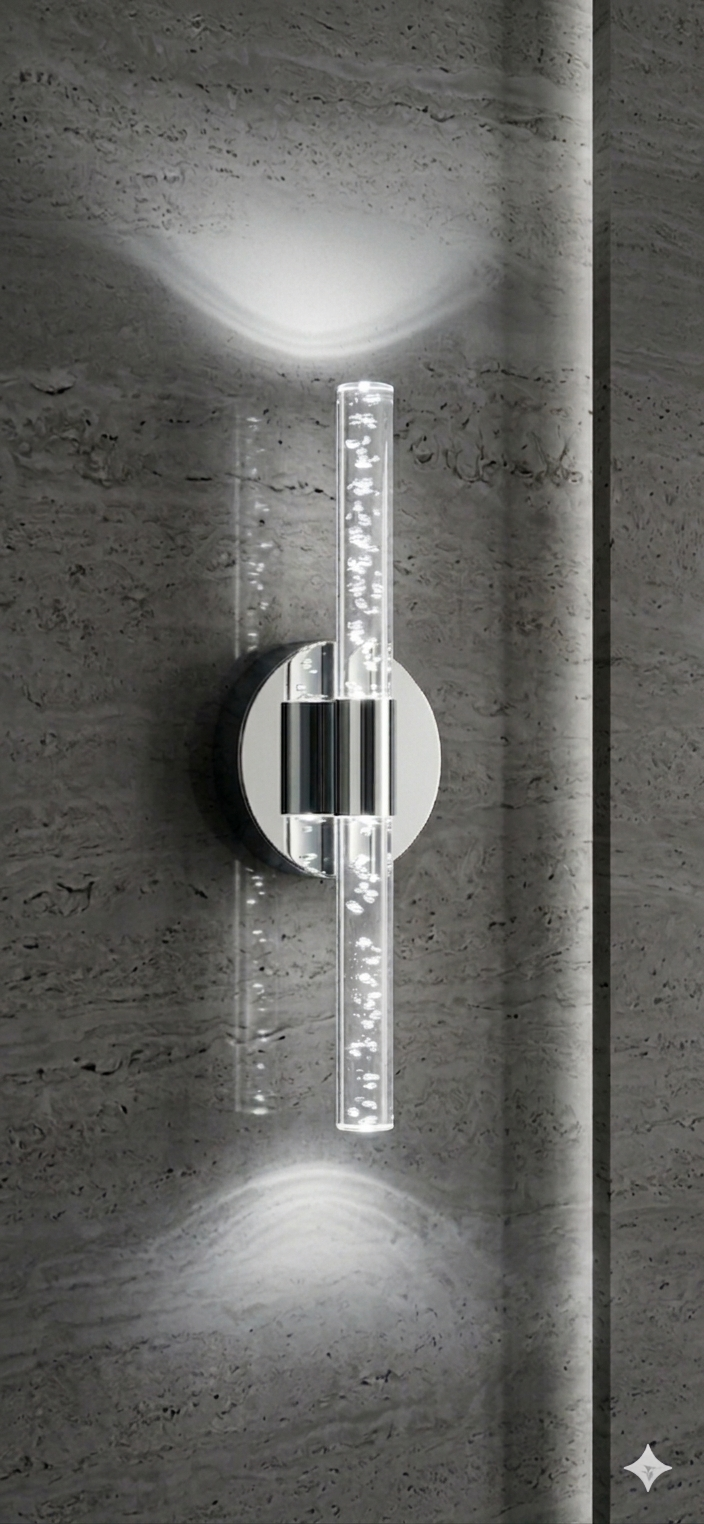 Bubbleflux Small 31 cm Modern Tasarım LED Aplik - Duvar Lambası - Gold - Elektrikli - Kumandalı - Beyaz LED