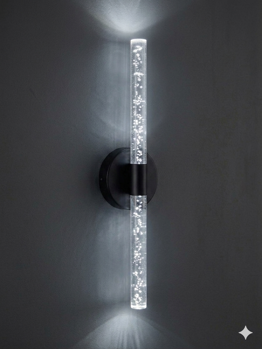 Bubbleflux Large 51 cm Modern Tasarım LED Aplik - Duvar Lambası - Gümüş -  Elektrikli - Beyaz LED