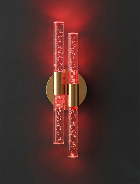 Bubbleflux Small 31 cm Modern Tasarım LED Aplik - Duvar Lambası - Gold- Elektrikli - RGB Kumandalı