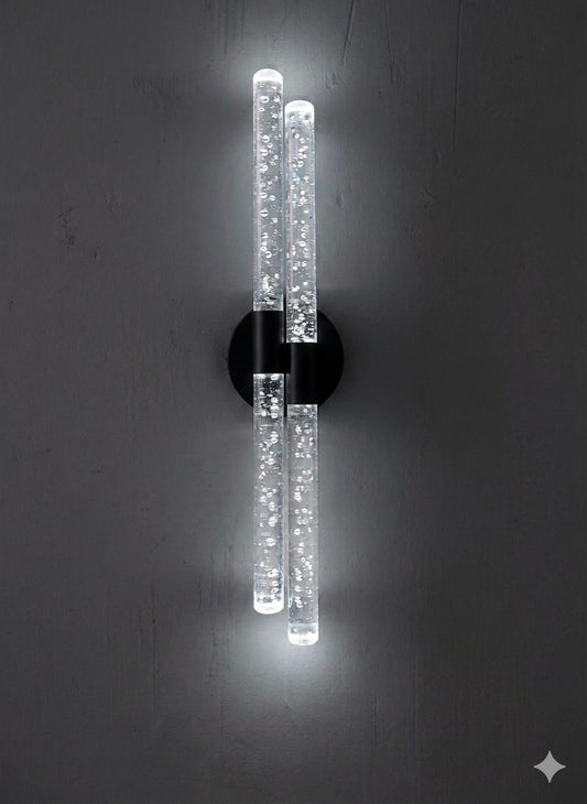Bubbleflux Dubble Large 51 cm Modern Tasarım LED Aplik - Duvar Lambası - Siyah -  Elektrikli - Beyaz LED