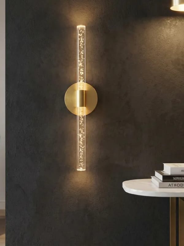 BHBACKHOME BUBBLEFLUX LARGE ŞIK TASARIM MODERN LEDLİ APLİK 51 CM GOLD ELEKTRİKLİ