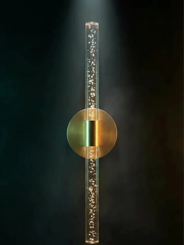 BHBACKHOME BUBBLEFLUX LARGE ŞIK TASARIM MODERN LEDLİ APLİK 51 CM GOLD ELEKTRİKLİ