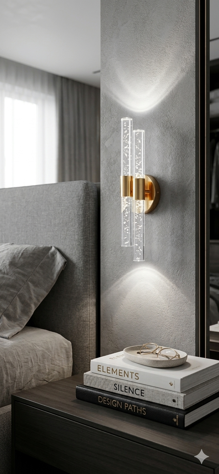 Bubbleflux Dubble Small 31 cm Modern Tasarım LED Aplik - Duvar Lambası - Gold -  Elektrikli - Beyaz LED