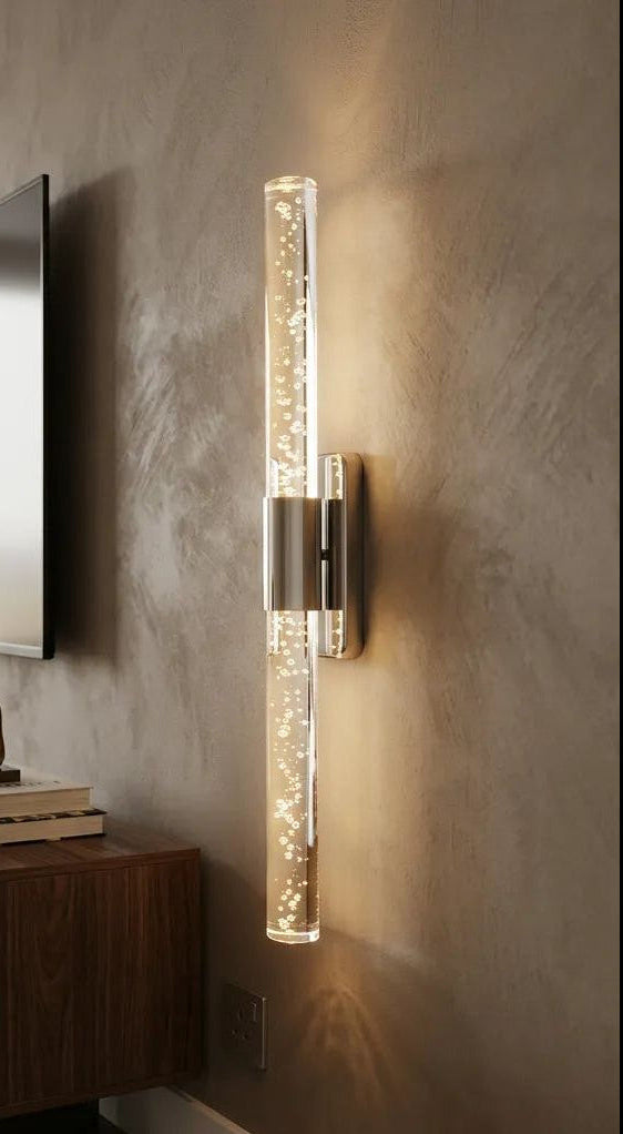 BHBACKHOME BUBBLELİGHT ŞIK TASARIM MODERN LEDLİ APLİK 40 CM MEDİUM GÜMÜŞ ELEKTRİKLİ