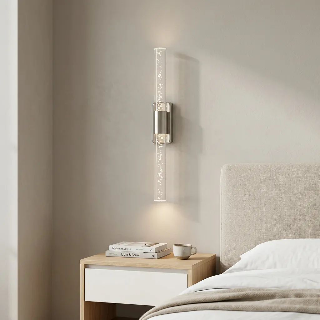BHBACKHOME BUBBLELİGHT ŞIK TASARIM MODERN LEDLİ APLİK 40 CM MEDİUM GÜMÜŞ ELEKTRİKLİ
