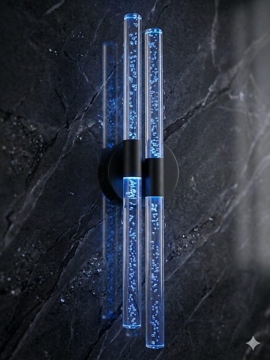 BUBBLEFLUX DUBBLE LED DUVAR APLİK 51 CM LARGE ANTRASİT RGB ELEKTRİKLİ KUMANDALI