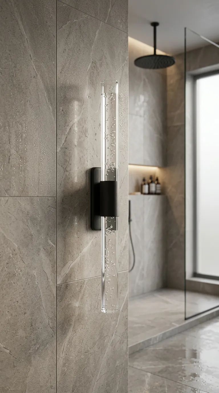 BHBACKHOME BUBBLELİGHT ŞIK TASARIM MODERN LEDLİ APLİK 40 CM MEDİUM SİYAH PİLLİ