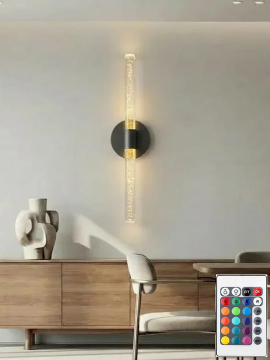 BUBBLEFLUX LEDLİ APLİK 51 CM LARGE SİYAH ELEKTRİKLİ KUMANDALI