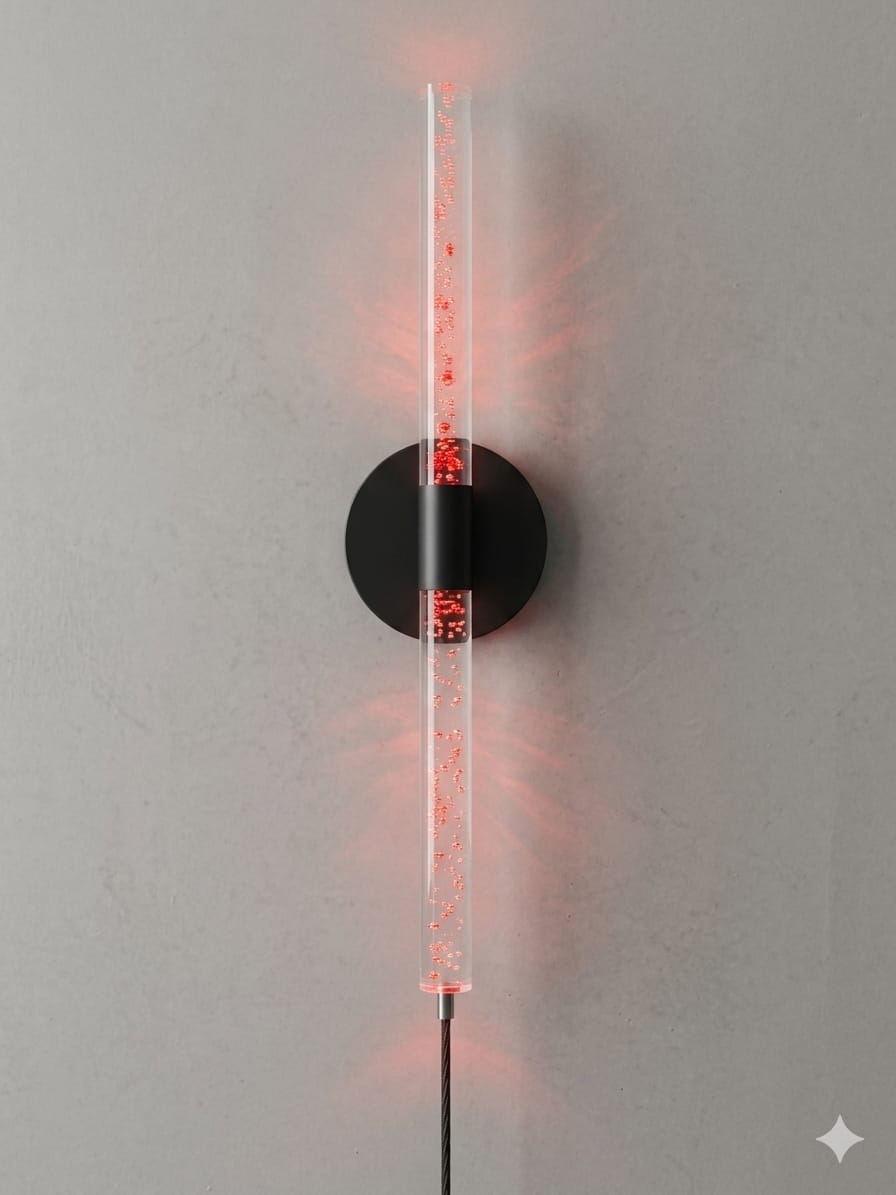 BUBBLEFLUX LEDLİ APLİK 51 CM LARGE SİYAH RGB ELEKTRİKLİ KUMANDALI