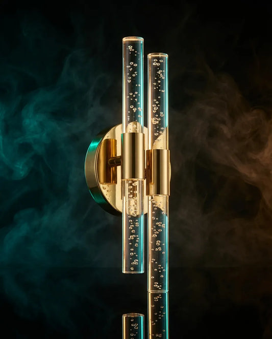 BHBACKHOME DUBBLE MEDİUM ŞIK VE ZARİF MODERN LED DUVAR APLİK 31 CM GOLD ELEKTRİKLİ