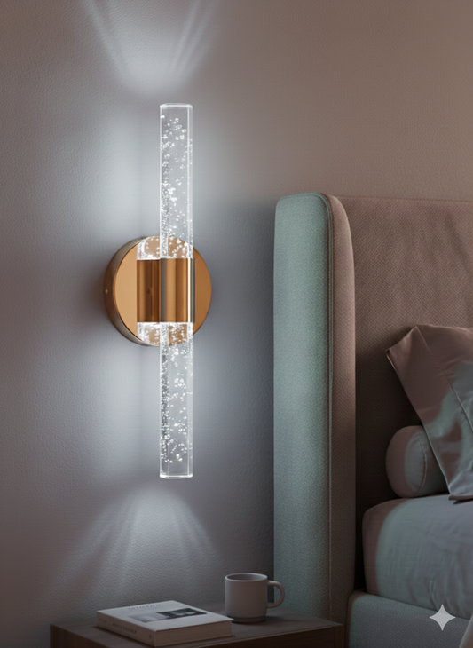 Bubbleflux Small 31 cm Modern Tasarım LED Aplik - Duvar Lambası - Gold -  Elektrikli - Beyaz LED