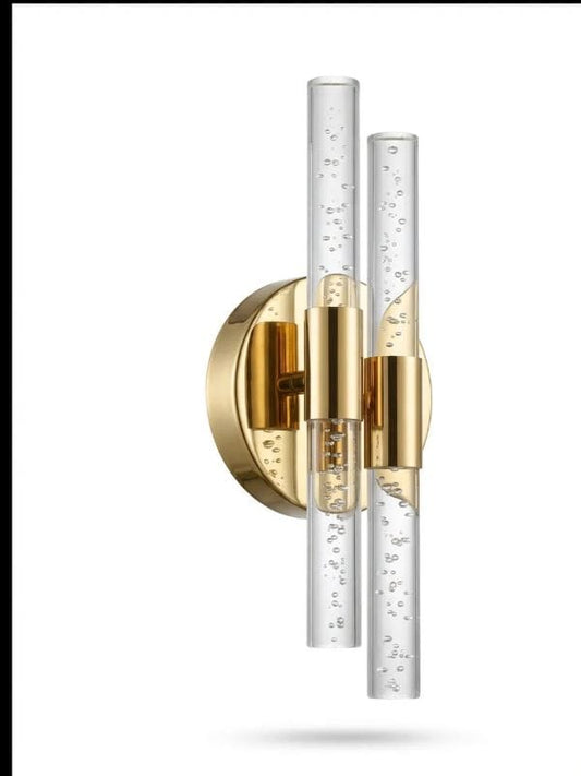 BHBACKHOME DUBBLE MEDİUM ŞIK VE ZARİF MODERN LED DUVAR APLİK 31 CM GOLD ELEKTRİKLİ